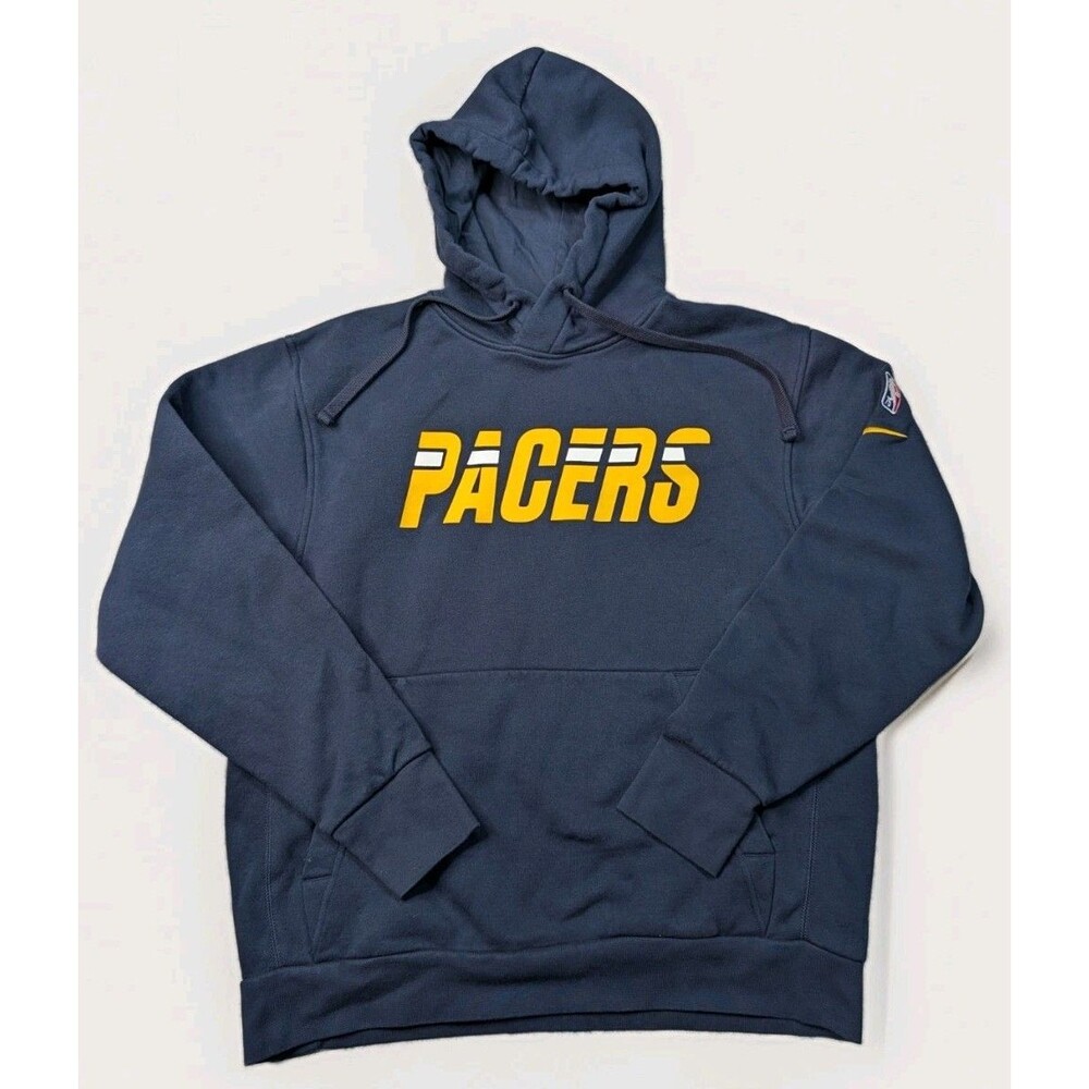 Nike Indiana Pacers City Edition Mens Large Hoodie Blue NBA Basketball Pullover
